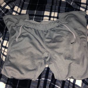 Gray Nike sweats